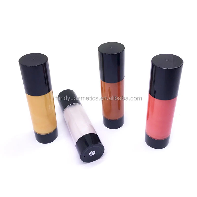 Private label  Cosmetic makeup 4 color highlighter Liquid Spray no brand packaging
