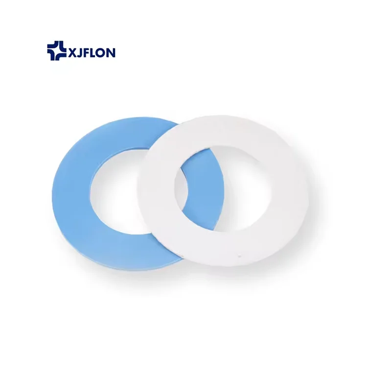 wholesale custom PTFE plastic flange flat gasket teflonning ptfe gasket oring