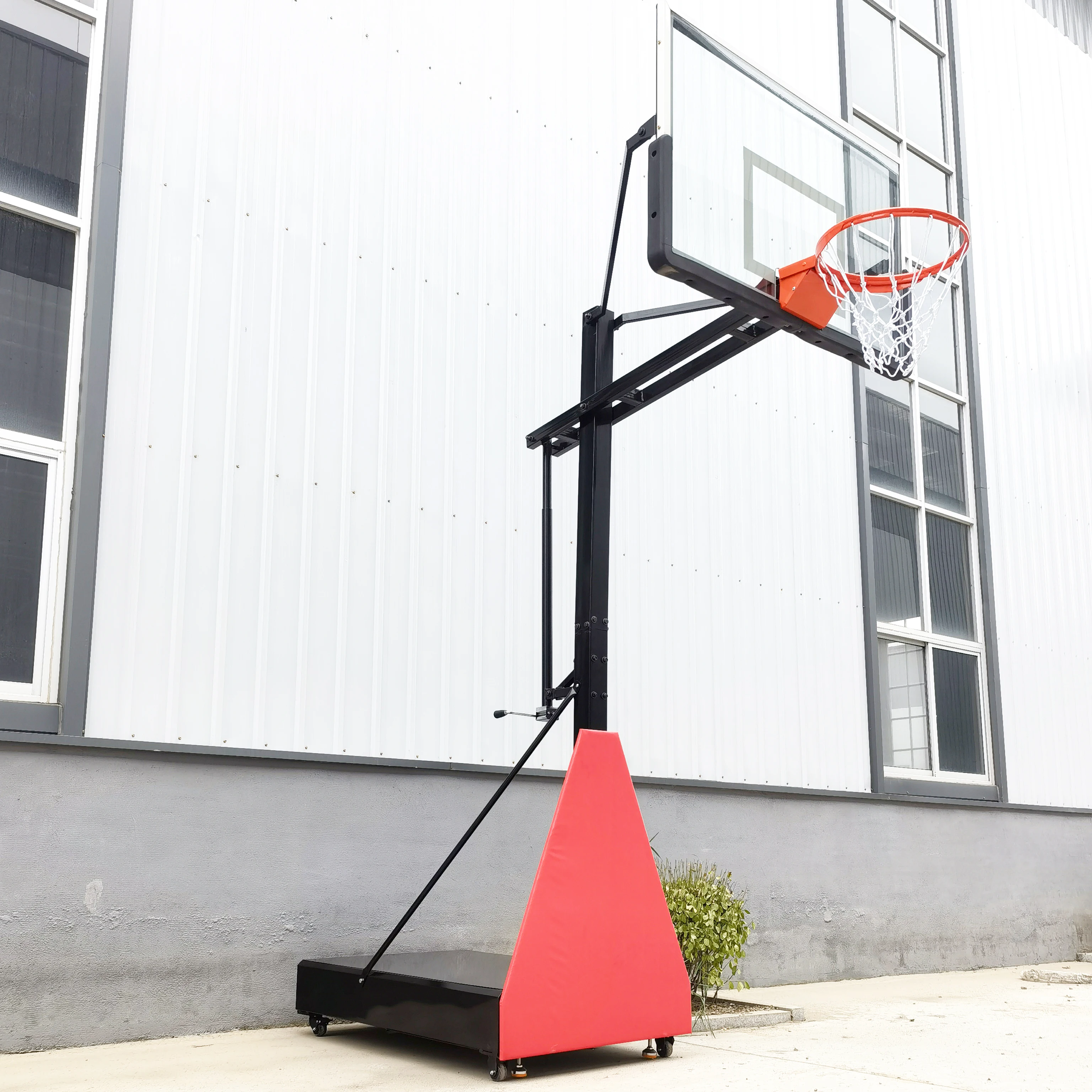 Portable Adjustable Basketball Hoop Outdoor Basketball Stand With Padding (Actual Pictures)
