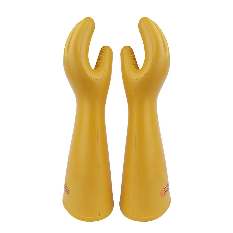 Personal Protective Safety Gloves - High Voltage Work Gloves for Electricians -40kv Insulated Electrical Gloves