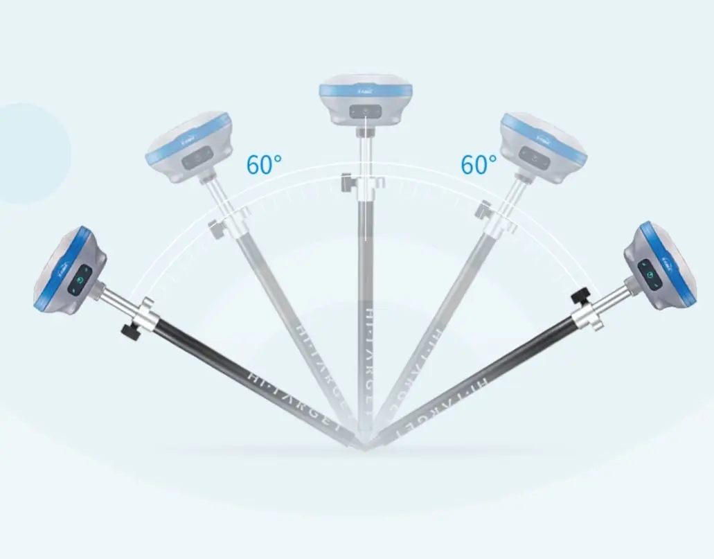 Hi-Target Gnss Rtk Cheap Price Gps Gps System Base And Rover 1408 Channels Gps Rover Road Gnss Receiver