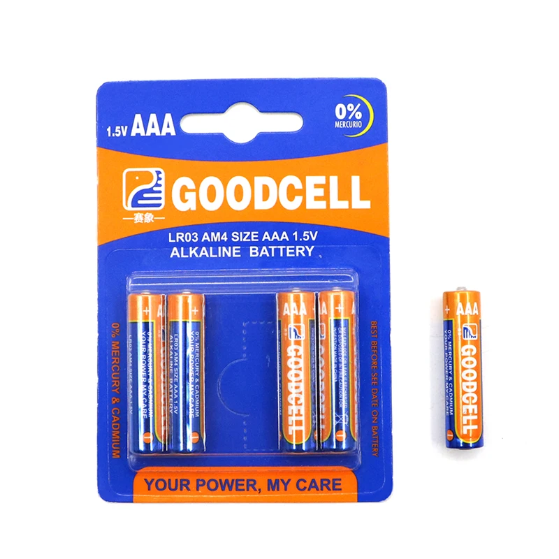 kc certified aa & aaa super 3a lr03 am4 oem 1.5v no7 alkaline battery cell aaa