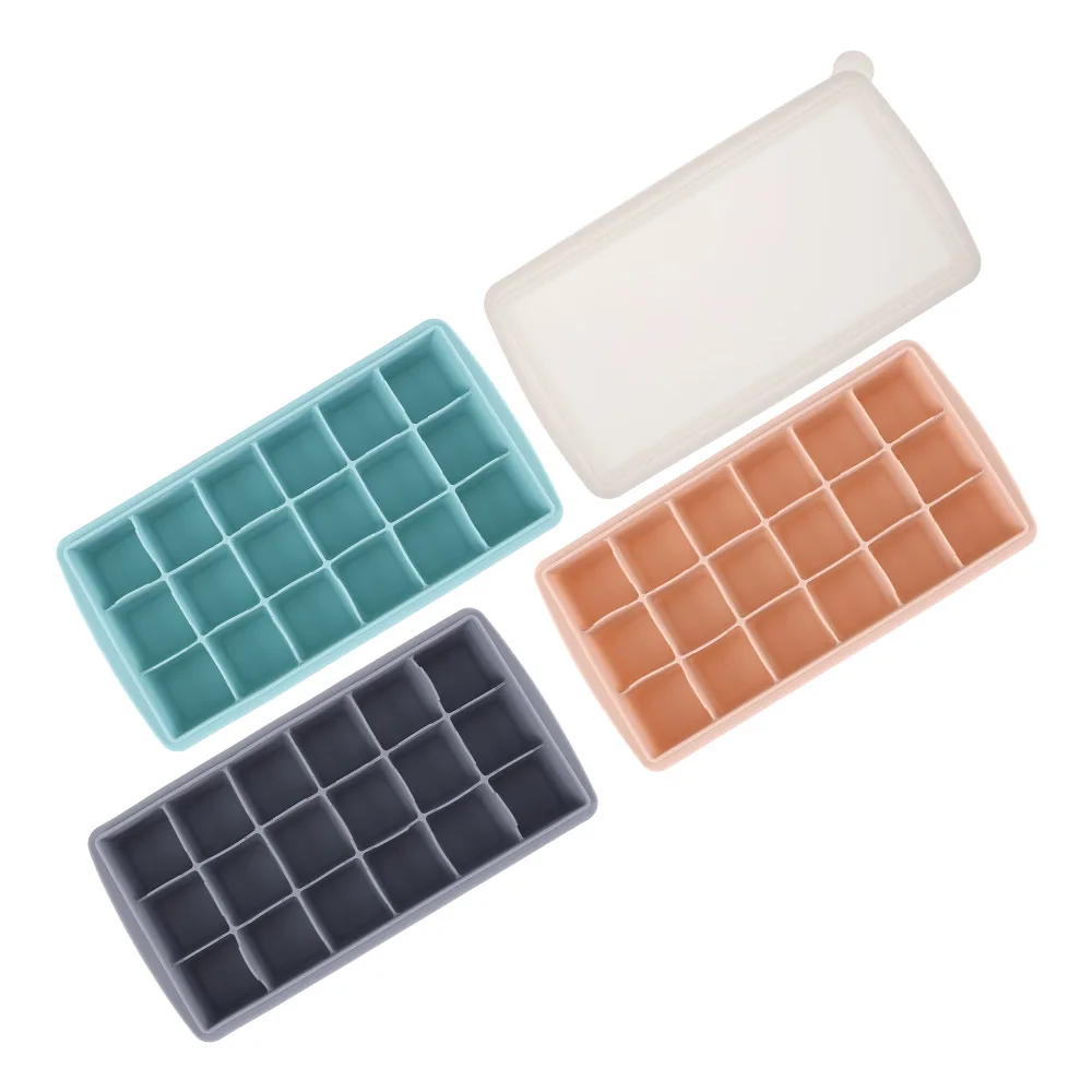 Modern Style 18-Cavity Silicone Whiskey Wine Ice Lattice Ball Making Ice Cube Tray