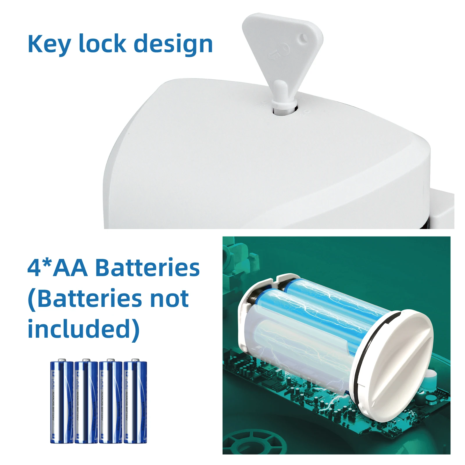 Large Capacity 700ml Smart Automatic Liquid Soap Dispenser White Bathroom Sanitizer Sanitizing Station Automated Soap Dispenser