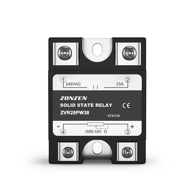 25A AC 220V 380V Output Solid State Voltage Regulator SSR Relay