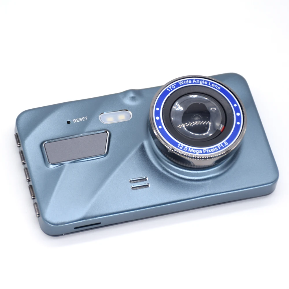 Автомобильный рекордер 4 дюймовый экран в режиме циклической записи заднего вида Full HD 1080P видеорегистратор с двумя камерами об автомобильном видеорегистраторе (DVR с 170 с широкоугольным объективом с углом обзора