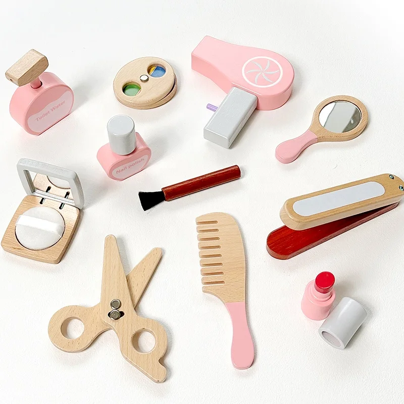 Funny Make Up Table Dressing Table Role Pretend Make Up Role Play Dressing Table Wooden Toys For Kids