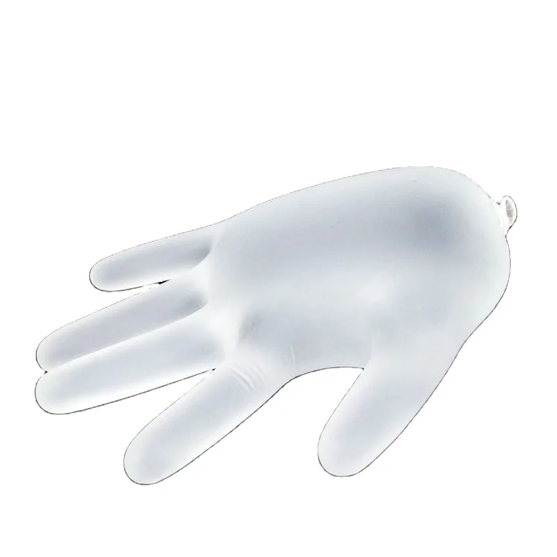 Disposable PVC Gloves Micro Elastic Transparent Cosmetic Dental Industrial Rubber Gloves protection Waterproof Labor protection
