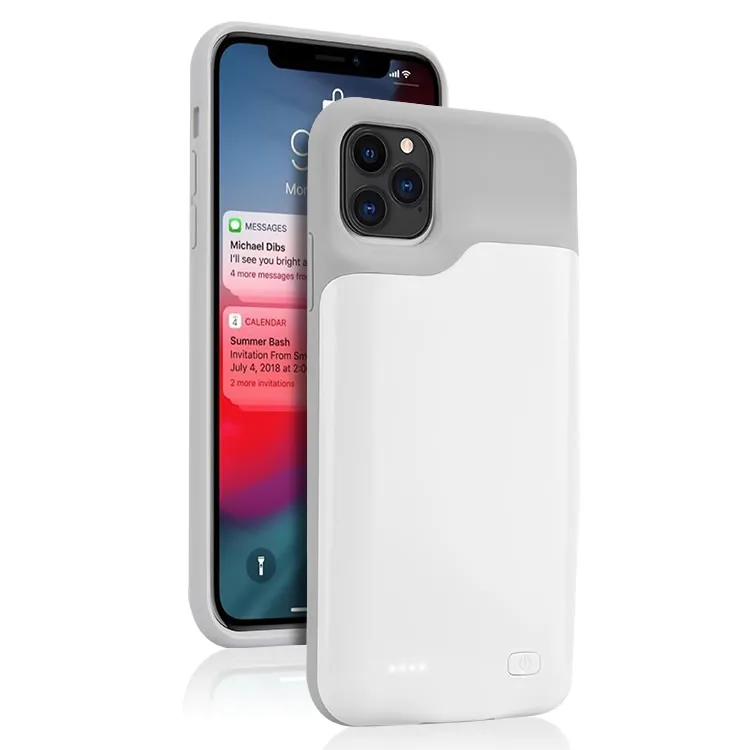  Мягкий чехол из ТПУ с резервным аккумулятором для iphone 12 Pro