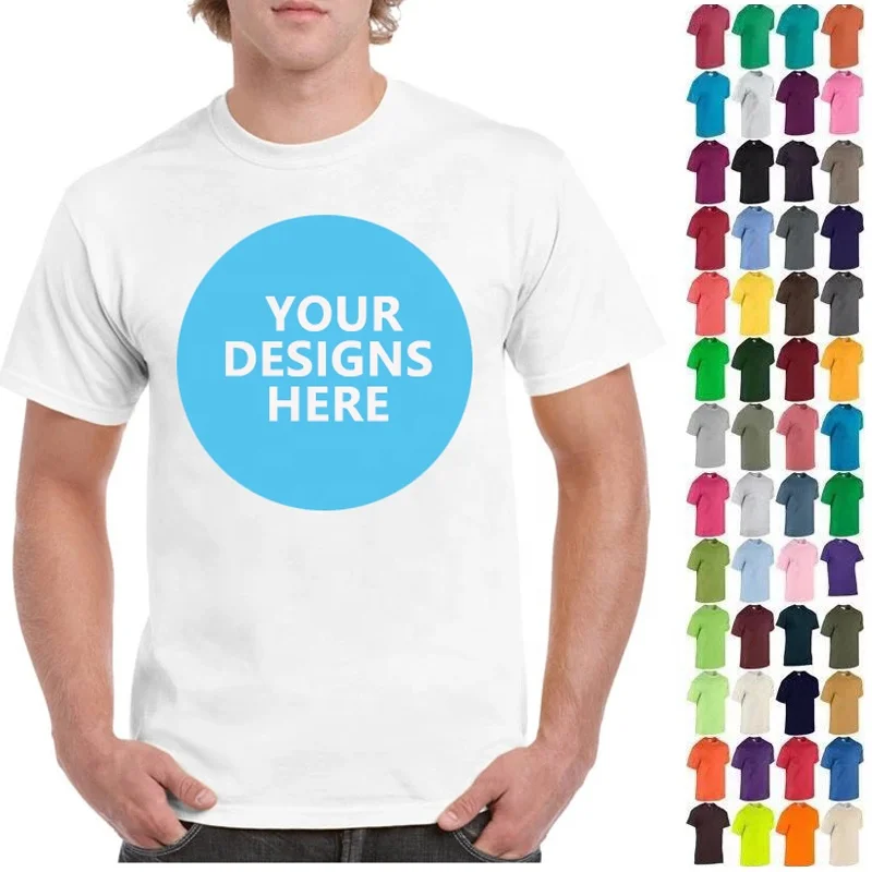 Wholesale Price T Shirts Custom Printing Plus Size T-shirt