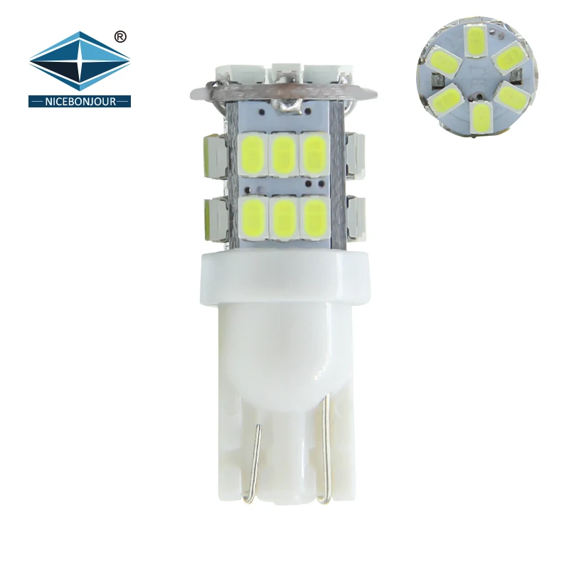 Auto Lighting Systems 3020 3014 SMD Led Car Light White Bulb 501 194 W5W T10