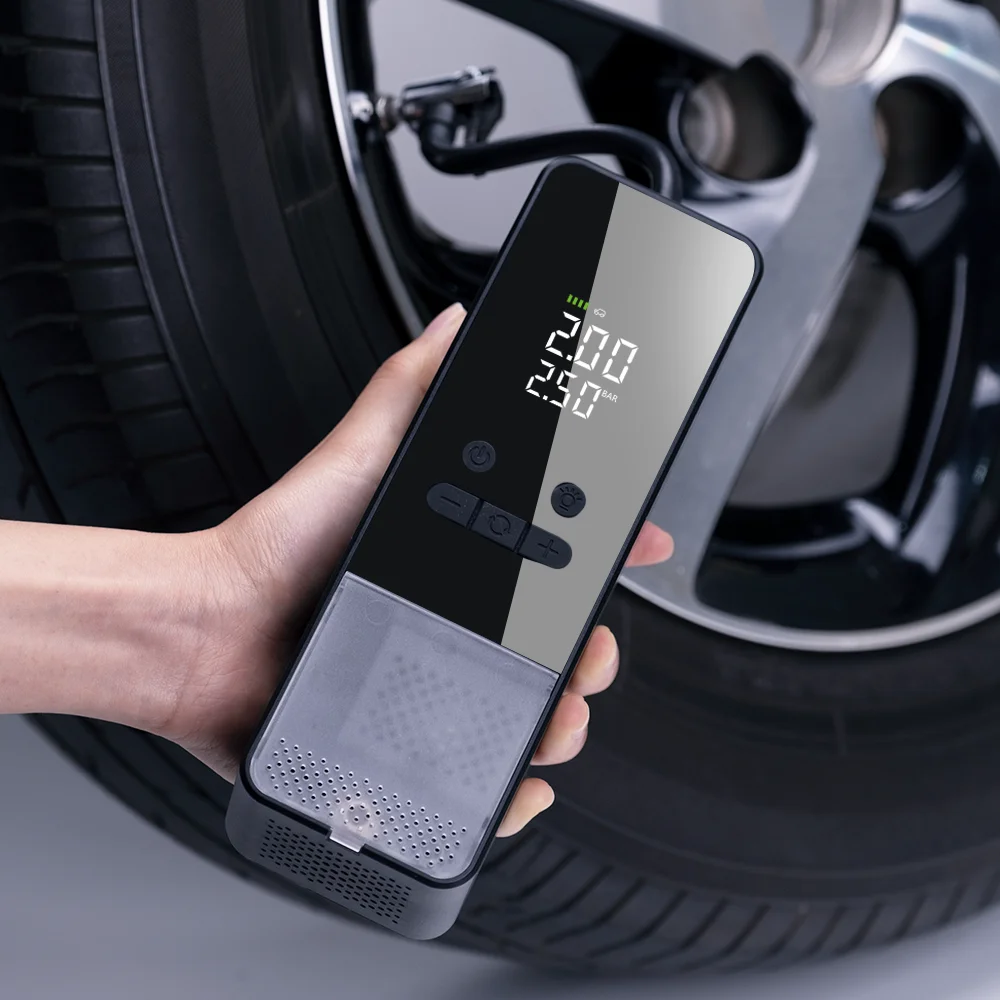 12V Electric Multi-function Air Pump Cordless Tyre Inflator Portable Tire Compressors for Car