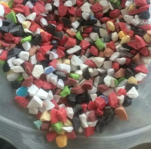 Manufacturer of colored resin sand for petroleum fracturing with 3-5 mesh high temperature resistance