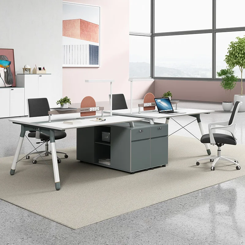 Modern Desk High Quality Office Workstation Two Person Office Furniture