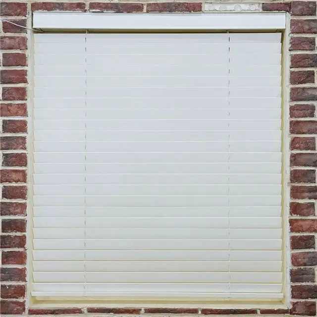 Wood Blinds Living Room Automatic Windows Horizontal Blinds Blinds Mini Ready-made Solid Venetian Octagonal Window PVC or Iron