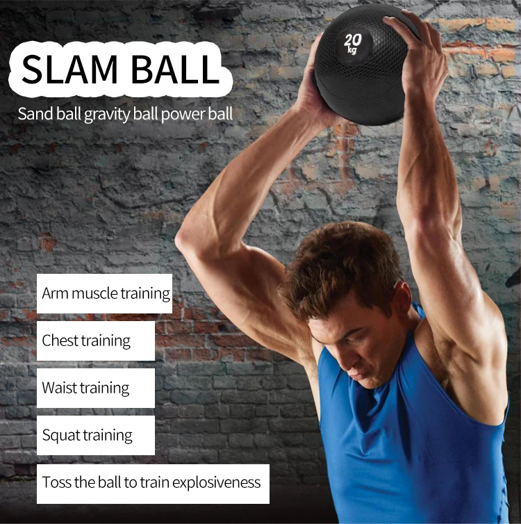 Best Price Gel-Filled Medicine Small Slam Mud Fidget Livepro Black Wall Ball