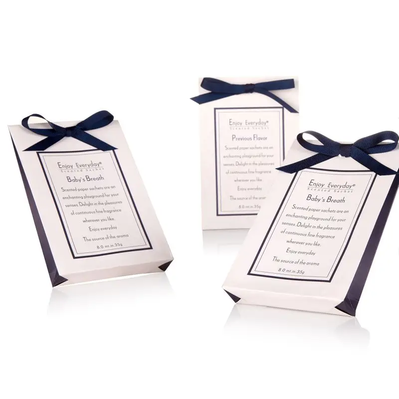 Enjoy Everyday Home Fragrance Small Packets Perfume Fresh Scent Sachets Essential Oil Diffuser Sachet Bags