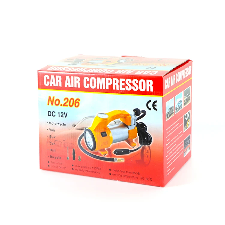 
Direct Driven Truck Tyre 12v Heavy Duty Air Compressor 