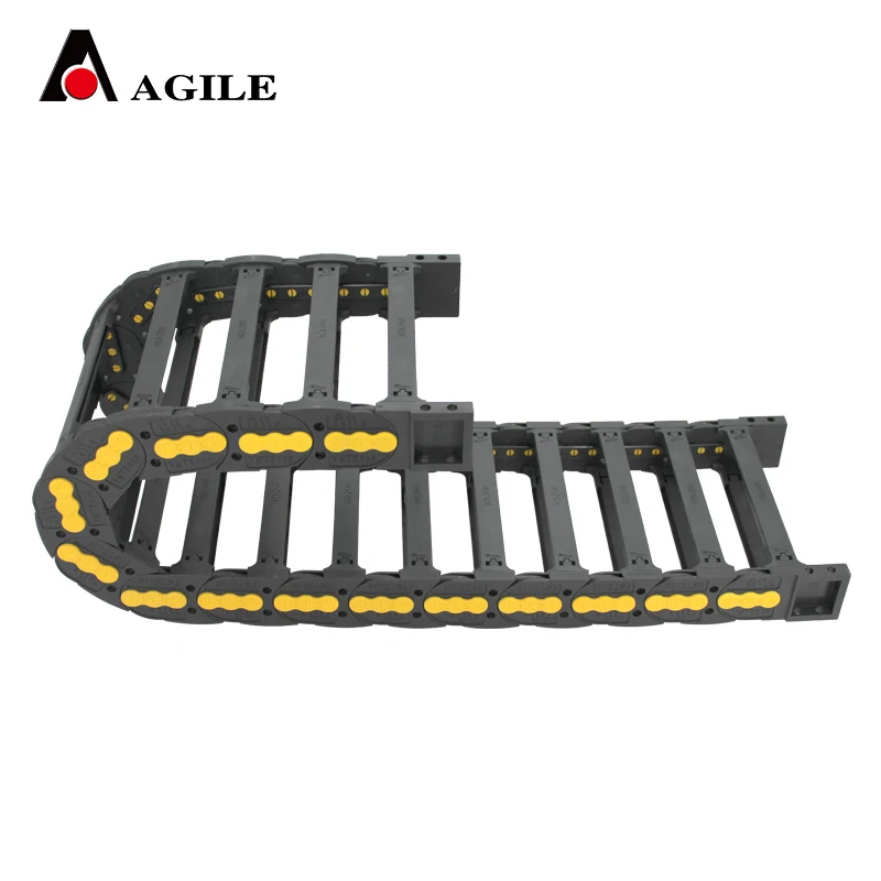 
 38*200 mm VMTK high load flexible reinforced nylon electrical cable chain for textile machine  