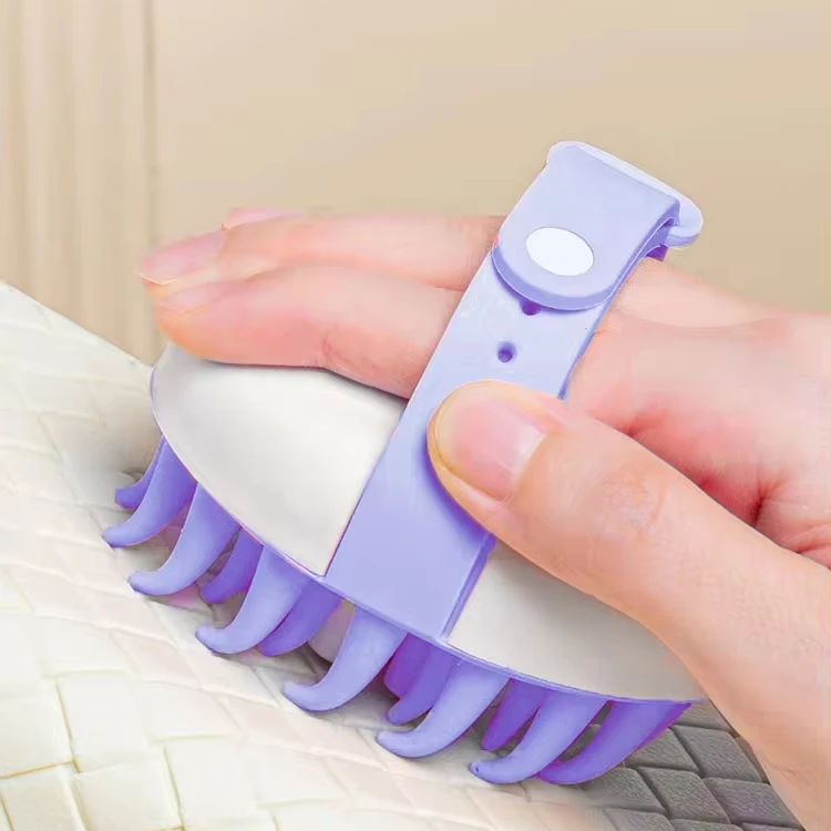 New Multi-Functional Silicone Bath Cleaning Brush Eco-Friendly Hair/Car/Pet Hairbrush Hand New Shampoo Brush Head Massage Handle