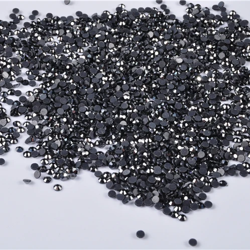 Factory new product design rhinestone grey hematite hotfix rhinestone quality hotfix rhinestone
