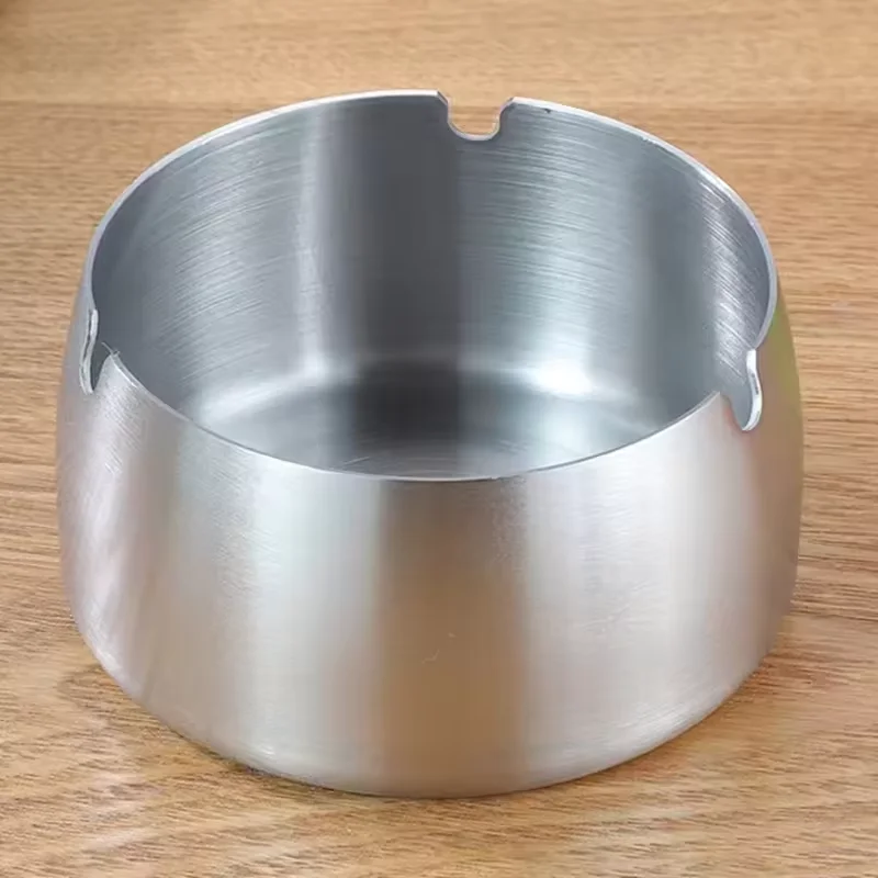 Wholesale Stainless Steel Portable Cigar Cigarette Ashtray Custom Logo Luxury Nordic Colorful Metal Ash Trays For Hotel Home