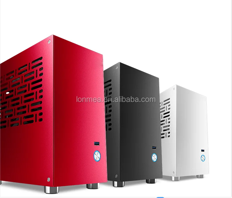 All aluminum mini ITX portable computer desktop case for business