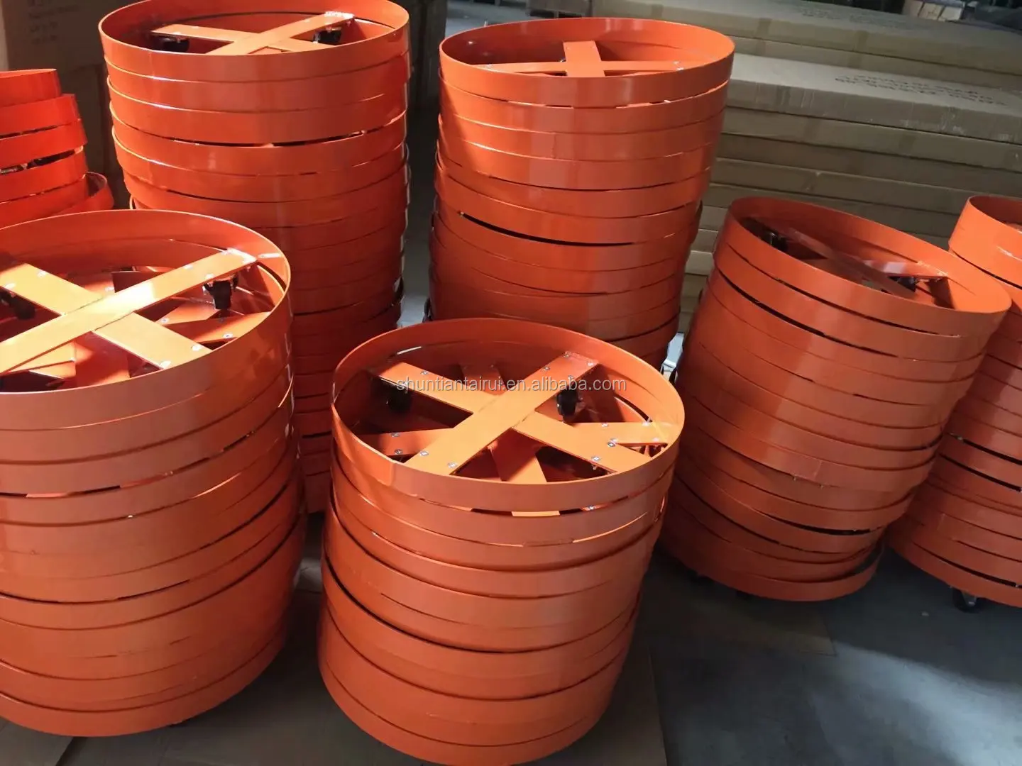 
high quality round metal 30 gallon drum dolly 