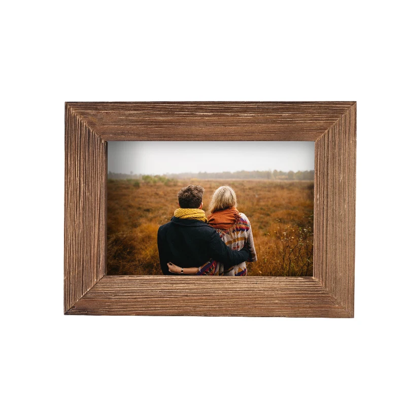 Высокое качество под заказ 11x14 дерево черный для демонстрации изображений 8x10 с ковриком или 11x14 без коврика фоторамка