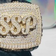 Men Cluster HIP HOP Moissanite Diamond Ring Moissanite Wedding Ring Fine Jewelry Ring For Men