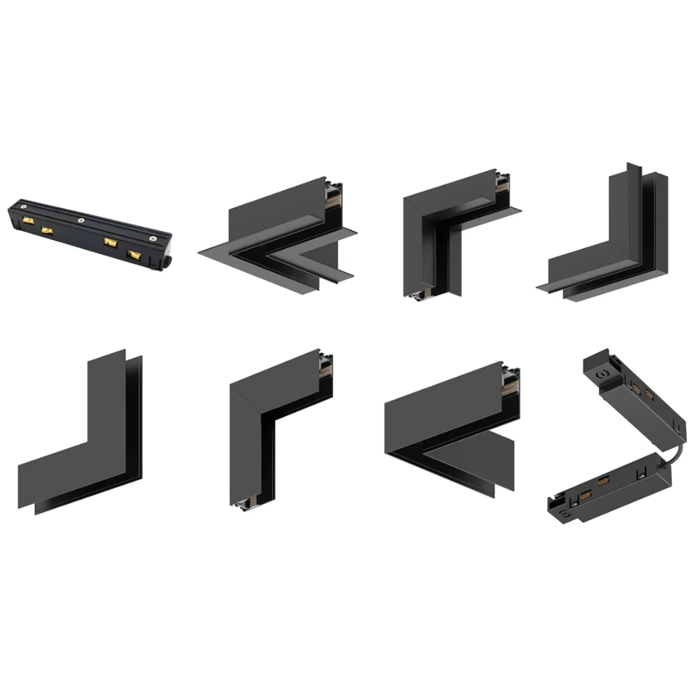 Коммерческий 0,5 HDMI кабель 1 М 1,5 м 2/3/4 линия светодиодная трековая балка белый/черный L/T/I разъем типа dc48V Магнитный рельсовый свет аксессуары