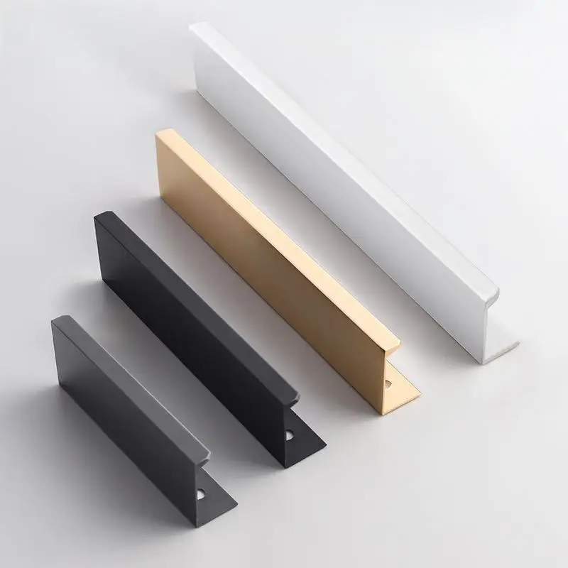 Leading Technology Invisible Aluminum Cabinet Handle Factory Supply for Outdoor Hotel Home Bar Use Kitchen Bedroom Villa Drawers