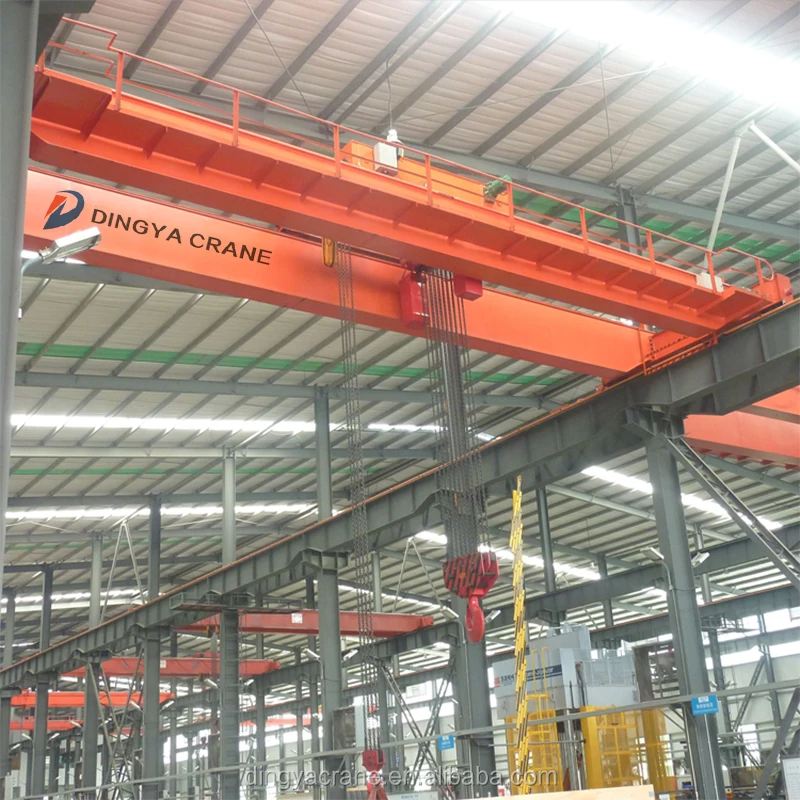workshop Crane manufacturer driver rail for bridge crane lifting equipment with remote control double girder overhead crane