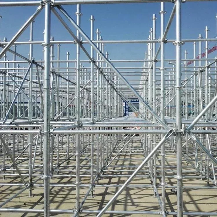 Hot Sale Customized Steel Multidirectional Ringlock Scaffolding for Construction