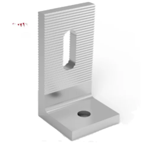 High quality aluminum solar L foot solar panel mount accessories solar metal roofing