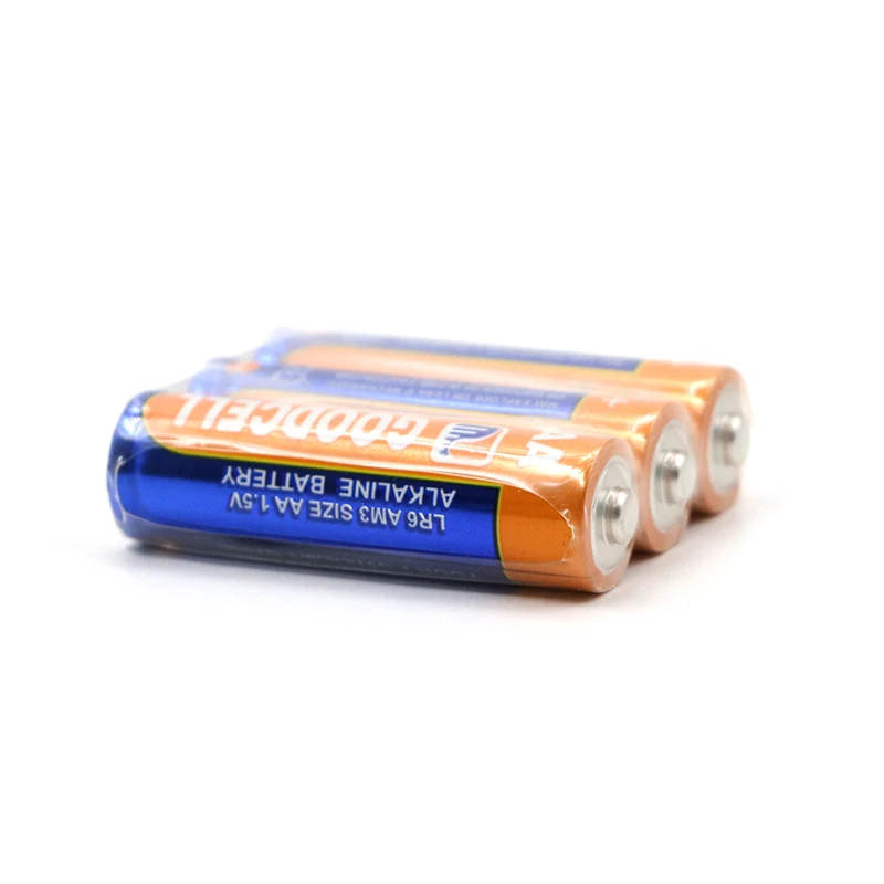 High Quality 10 Years Shelf Life 1.5V Non Rechargeable 1.5v Alkaline Battery AA AM-3 LR6 Cell for Toys MP3 Camera