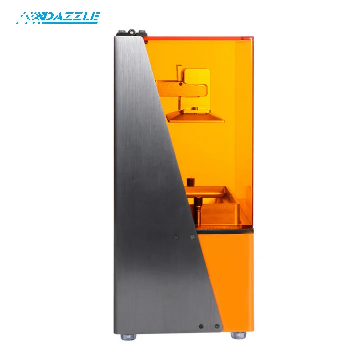 Профессиональный 3D принтер Dazzle Dazz L120 Pro сгоревший график индивидуальная бижутерия стереолитография (SLA) 3d-печать