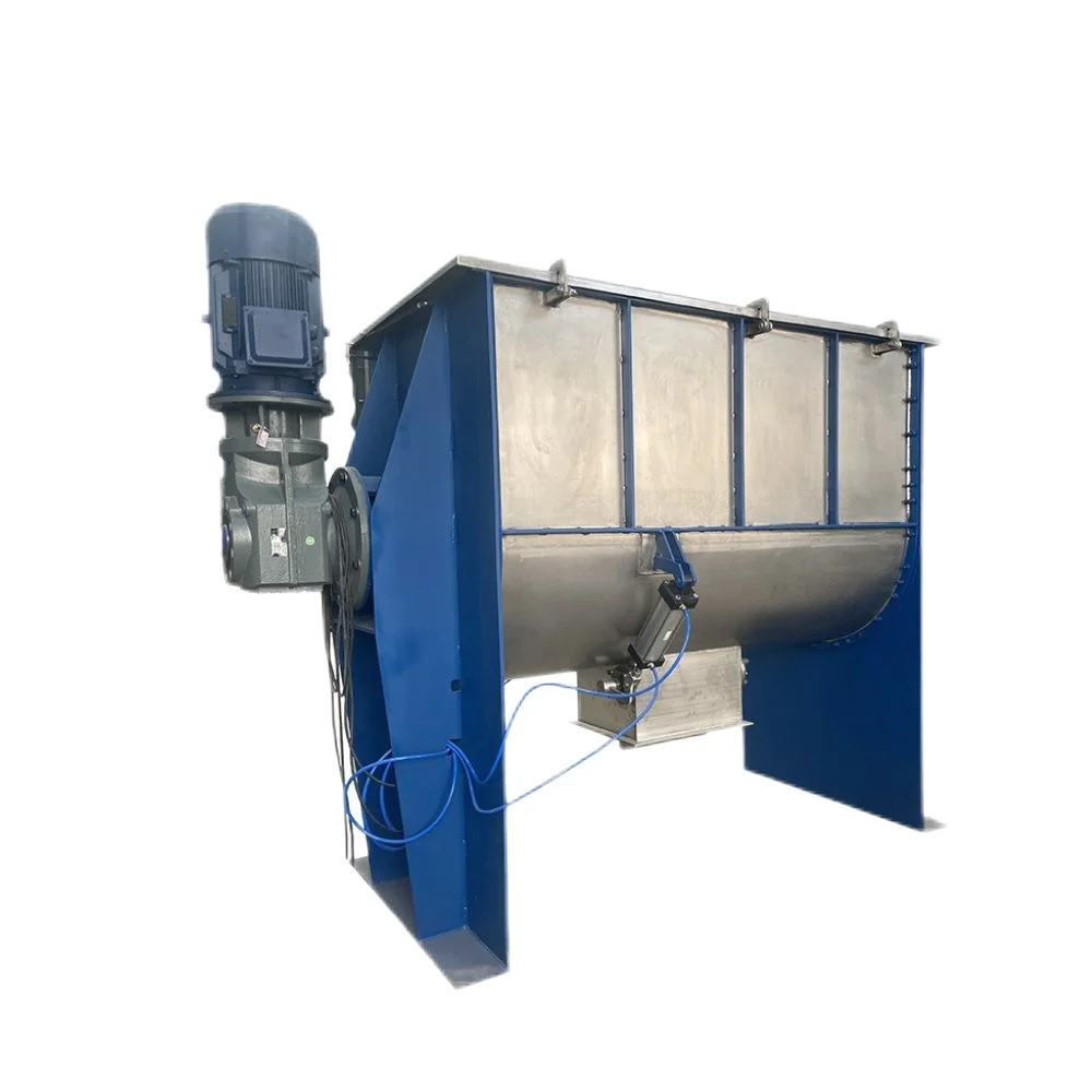 Animal Feed Granules Powder Blender Ribbon Mixer for dry powder blending