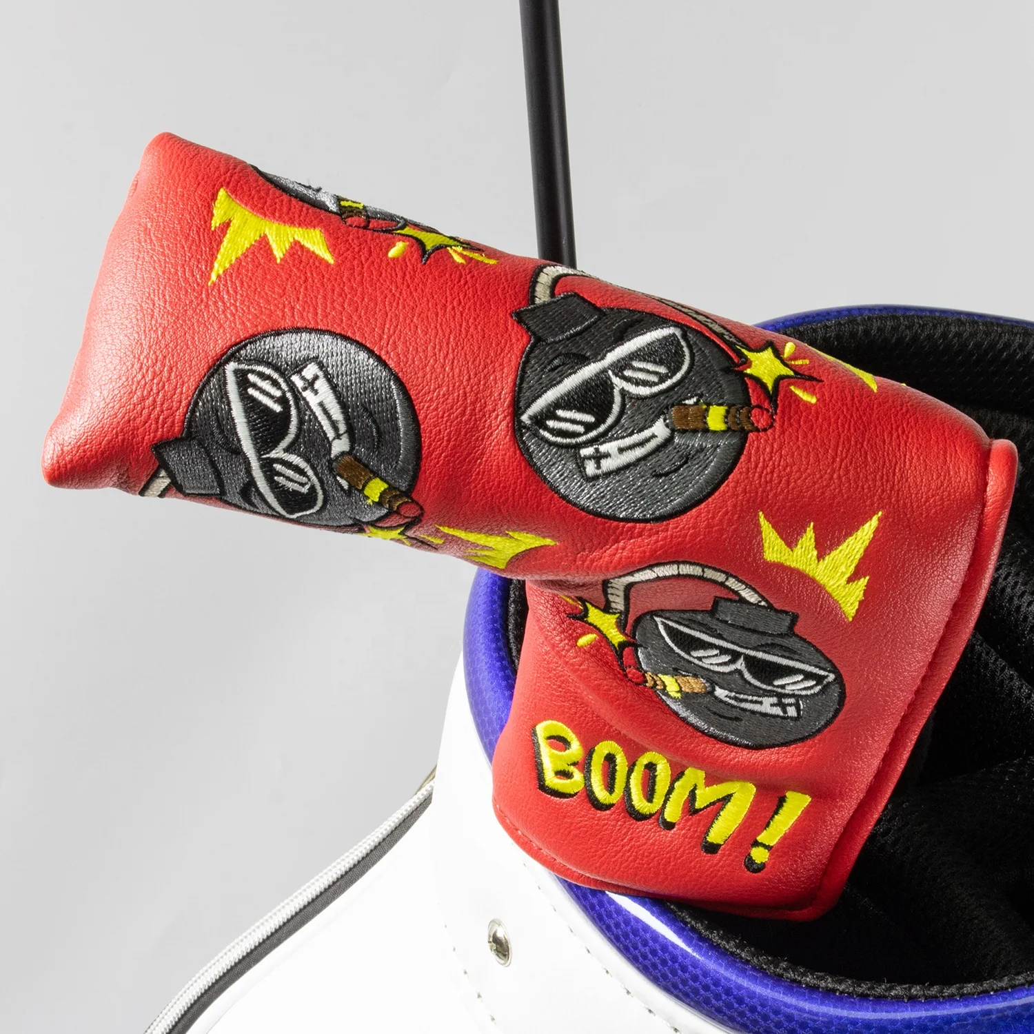 Factory Direct Selling Embroidery Leather Putter Covers Blade Putter Cover OEM Golf Club Covers