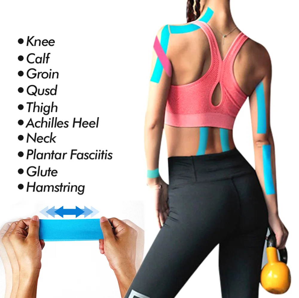 High Premium Rayon sports Recovery Waterproof Athletic  Physiotherapy kinesiology sports tape
