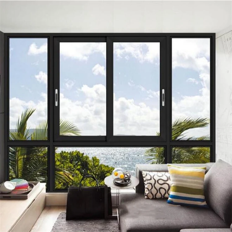 Selling Well All Over The World Window Muskieten Bronze Color Sliding Windows For Ghana