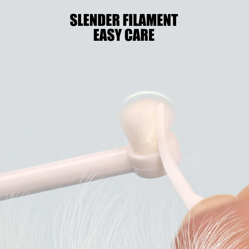 Factory Wholesale Blister Card Packaging Plastic Small Soft Pet 10000 Tooth Brush Dog Cat Toothbrush