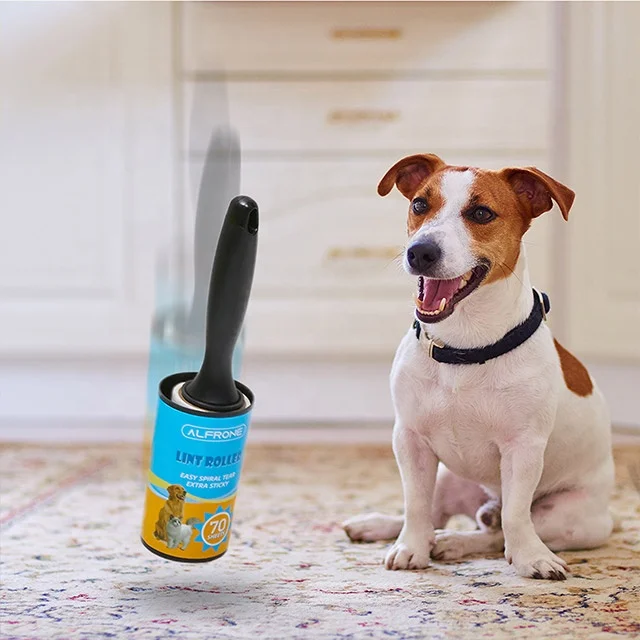 ALFRONE Lint Rollers for Pets,Extra Sticky ,Mega Pack of 420 Sheet,6 Refills,2 Reusable Handles with Covers