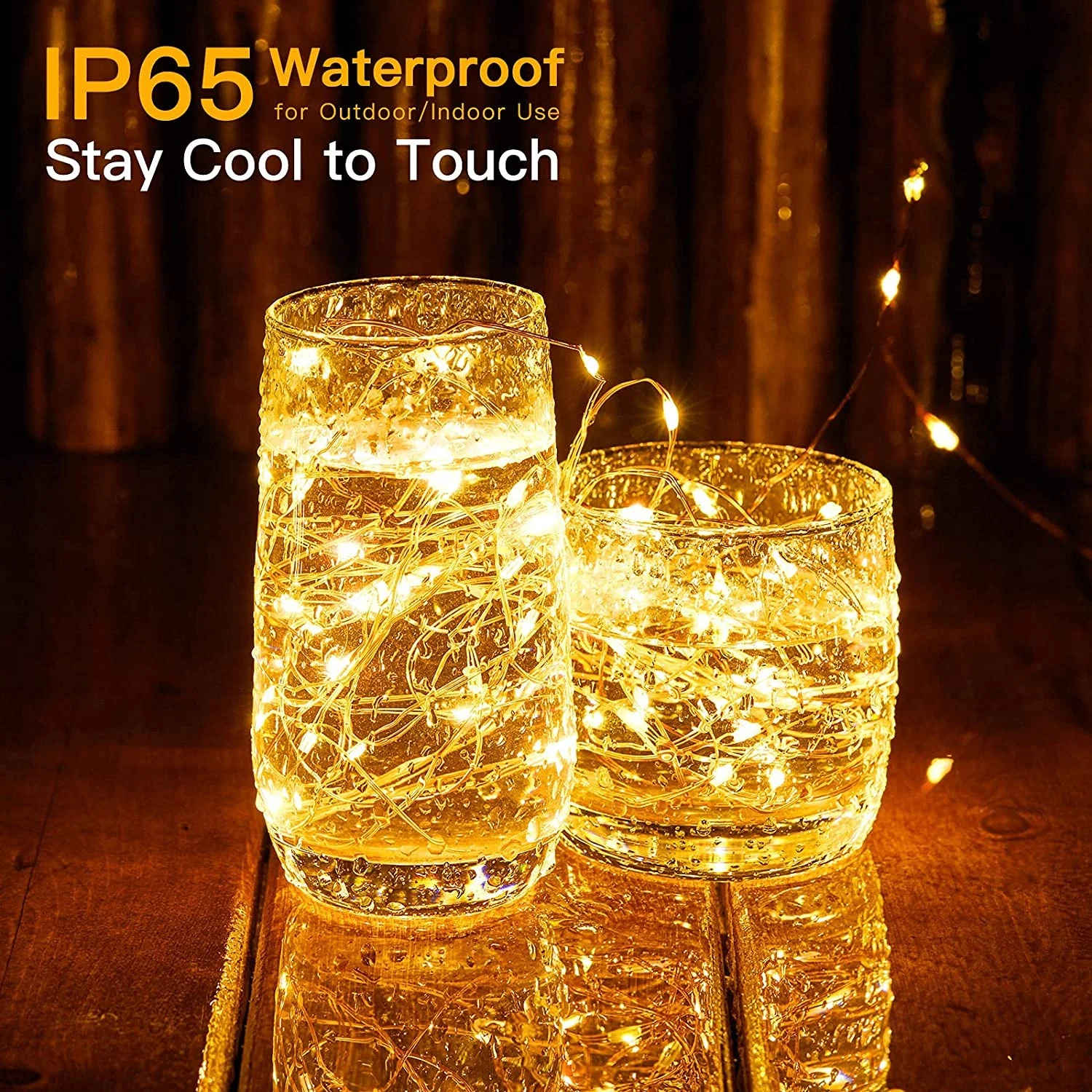 Factory Direct LED Solar Powered Fairy String Lights with Remote Twinkle Copper Wire for Outdoor Party Christmas IP65 10m 20m