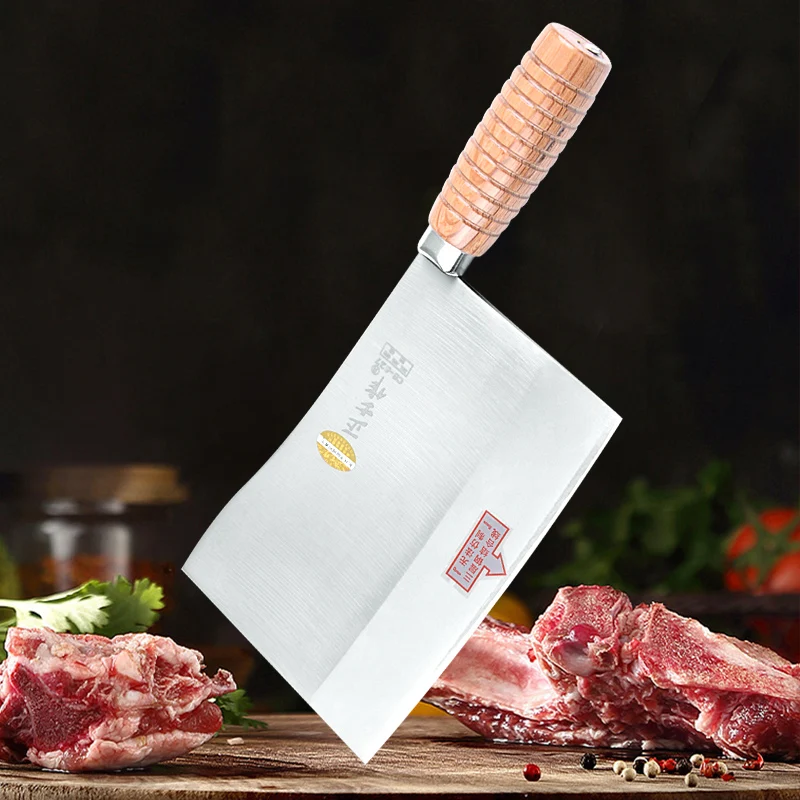 12 Inch High-quality Cleaver Stainless Steel Bone Chopping Knives Chinese Kitchen Cooking Food Knife