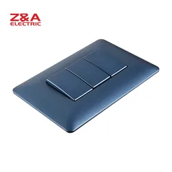 AM2301.FMBU AM Series Full Matte Blue Z&A ZA Electrical  Wall Switch