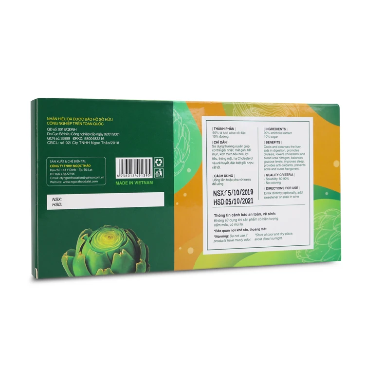 
Ngoc Thao Professional Supplier For Atiso Leaf Extract Balance Glucose Artichoke Drink Vietnam 