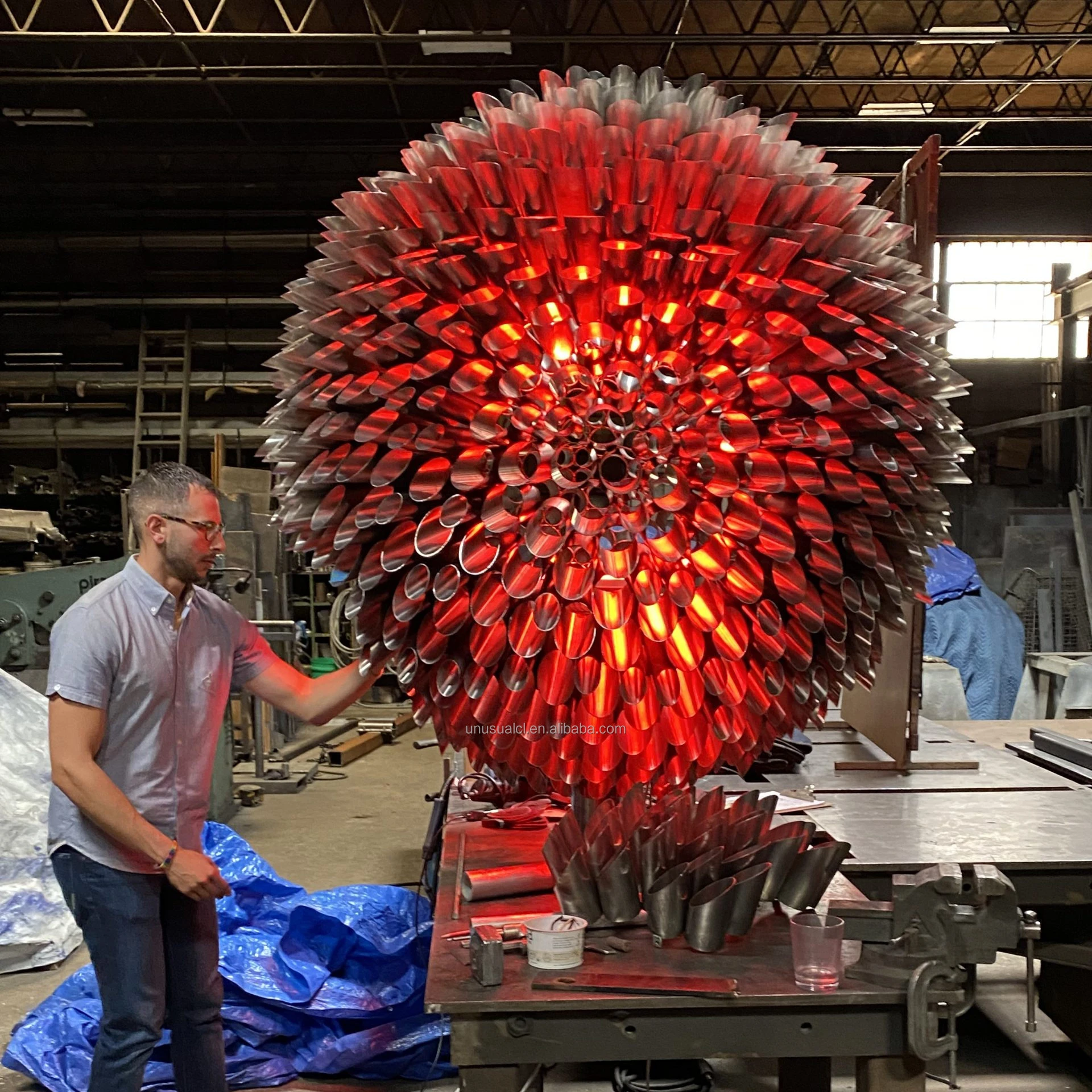 Outdoor Colorful ball Design Waterproof 3d Moon and Stars Ramadan Led Motif Decoration Light new year festival road street lamp