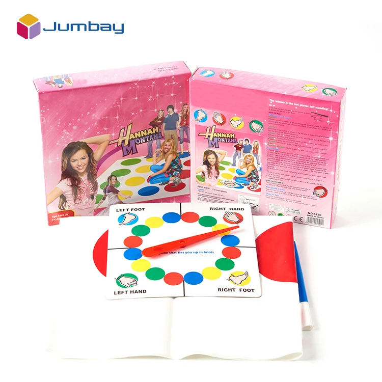 Personalized Custom Low Price 100% Plastic Twister Board Game Make Funny Board Game In China