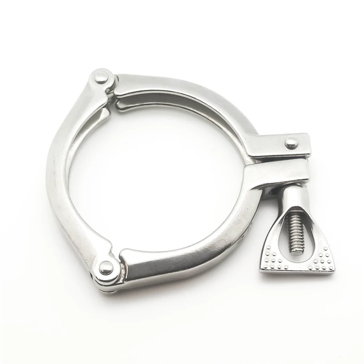 Sanitary Tube Clamp Stainless Steel ISO Three Pieces Clamp Ferrule ss clamp